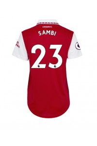 Fotbalové Dres Arsenal Albert Sambi Lokonga #23 Dámské Domácí Oblečení 2022-23 Krátký Rukáv